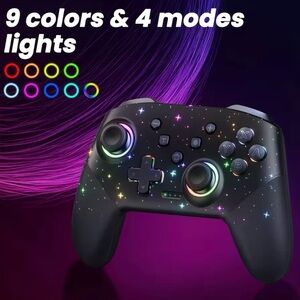 New Switch pro controller Oled Lite PC windows IOS Android wireless led USB-C